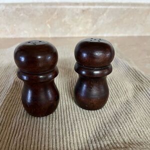 Wooden Salt and Pepper Shakers